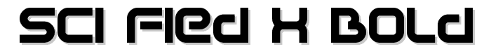 Sci Fied X Bold font